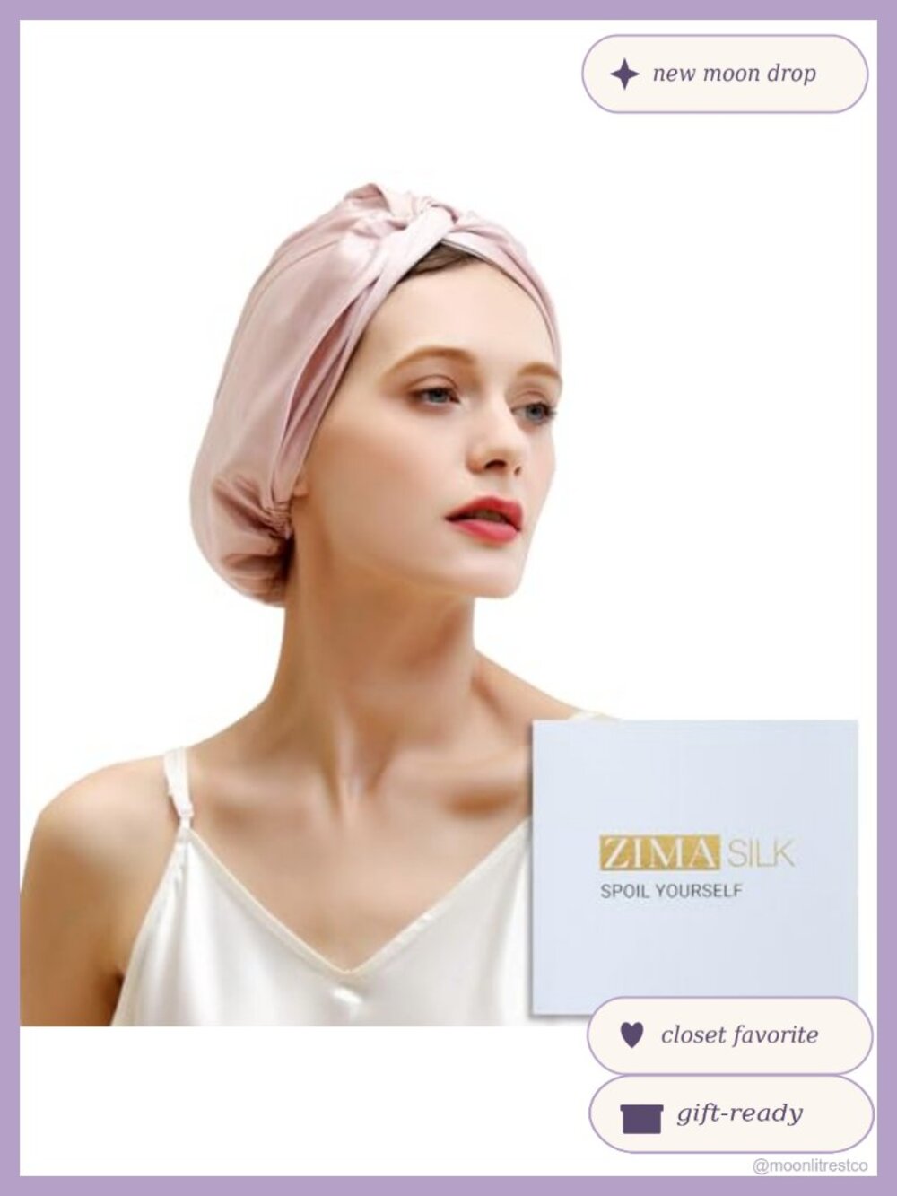 22 Momme 100% Mulberry Silk Bonnet Adjustable Sleep Cap Frizz Prevention